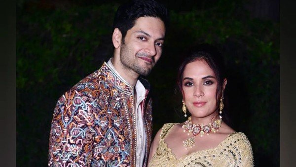 Richa Chadha And Ali Fazal Look Resplendent At Their Cocktail Party; See Pics