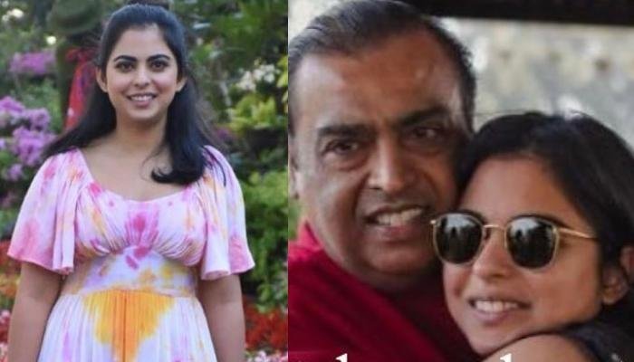 Isha Ambani Piramal Looks Adorable Hugging Her Daddy, Mukesh Ambani In Unseen Pictures