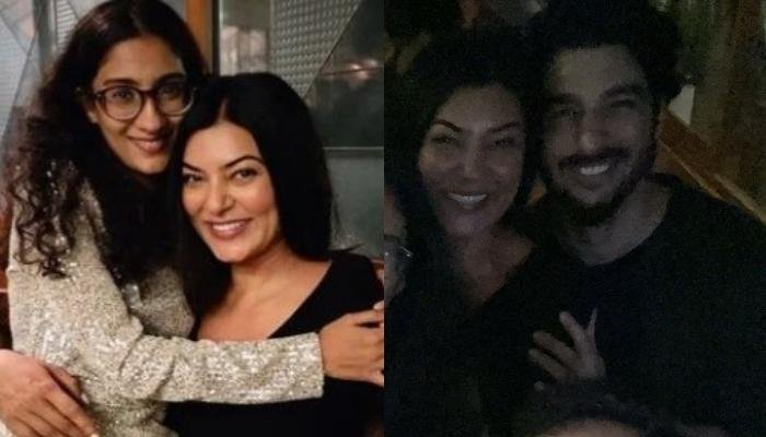 Sushmita Sen Poses With Ex-Beau, Rohman Shawl At Daughter, Renee Sen