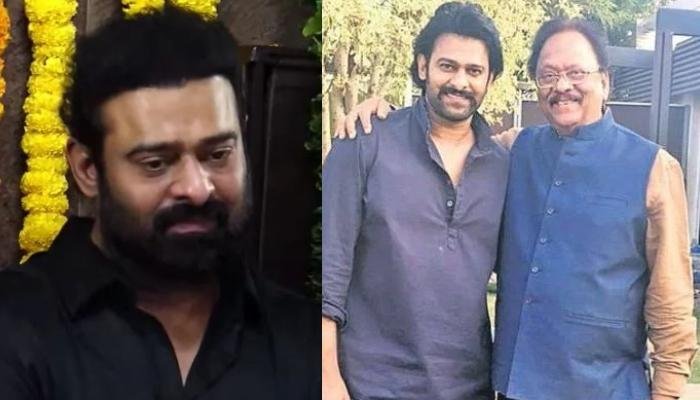 Krishnam Raju’s Funeral: Prabhas Cries Inconsolably On His Mentor’s Death, Mahesh Babu Consoles Him