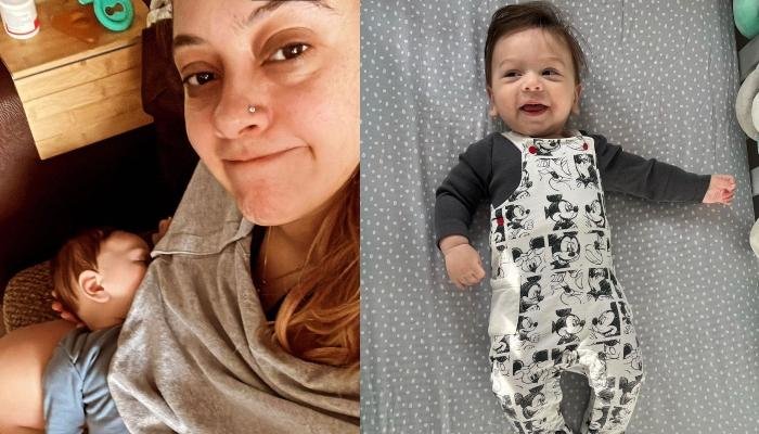 Hazel Keech Shares A Happy Video Of Son, Orion, Reveals The Hilarious Reason Why He Has Big Cheeks