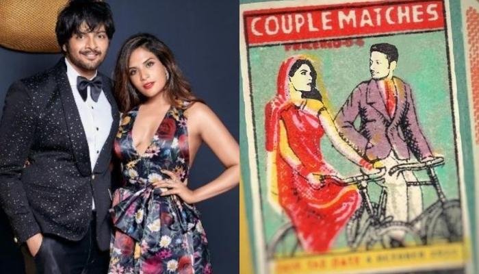 Richa Chaddha And Ali Fasal’s Wedding Invite: Quirky Sketch Of The Couple In The Shape Of A Matchbox