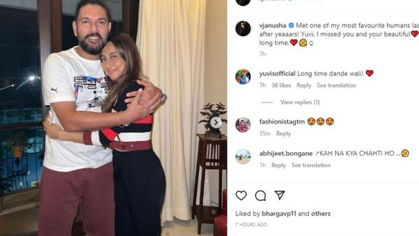 Anusha Dandekar Posts A Sweet Picture With Yuvraj Singh, Calls Him 'Favourite Human'