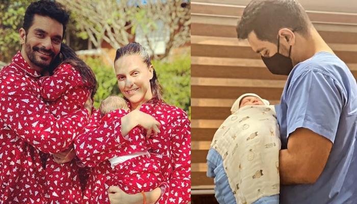 Angad Bedi Wishes Son, Guriq On His 1st Birthday, Share An Unseen Hospital Moment After He Was Born