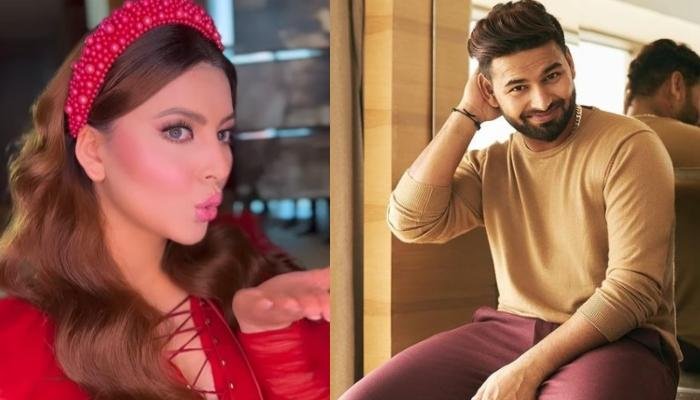 Urvashi Rautela Blows Flying Kiss To Wish Rishabh Pant On B