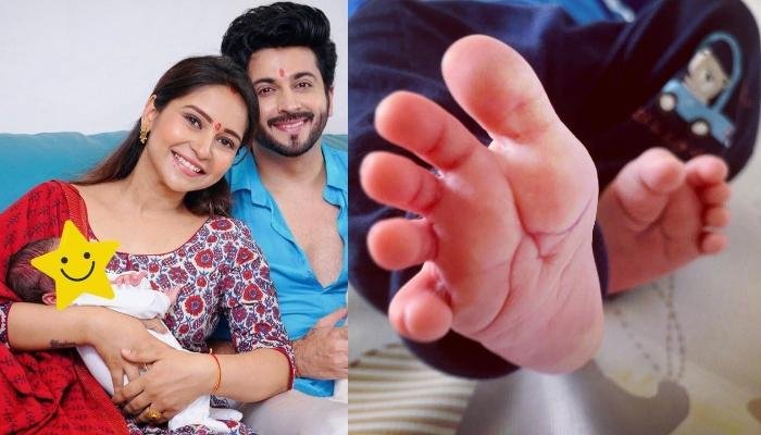 New-Mommy, Vinny Arora Twins With Baby Boy In Blue Ensemble, Shares A Cutesy Family Picture