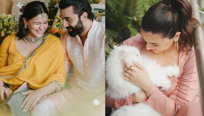 Mama-To-Be, Alia Bhatt Flaunts Her Baby Bump In Her Own Maternity Wear, Poses With Her Cat