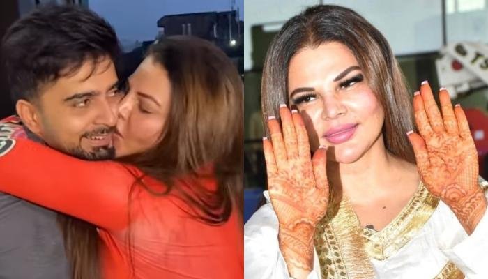 Rakhi Sawant Keeps First ‘Karwa Chauth Vrat’ For Boyfriend, Adil Khan, Flaunts ‘Mehendi’ Clad Hands