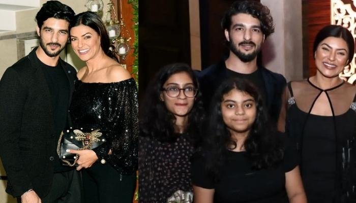 Sushmita Sen Twins With Ex-Boyfriend, Rohman Shawl As She Attends Family Friend