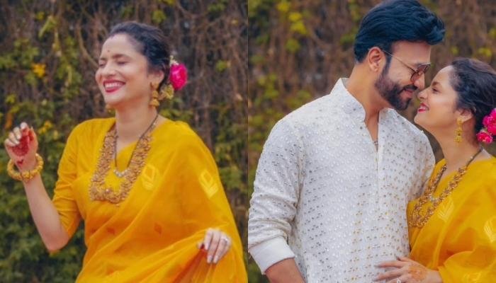 Ankita Lokhande Decks Up As Marathi ‘Mulgi’ In A ‘Nauvari’ Saree, Turns Filmy With Hubby, Vicky Jain