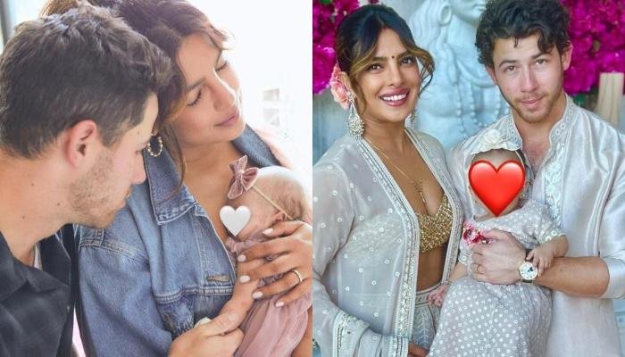 Priyanka Chopra’s Daughter, Malti Twins With Mom And Dad In Cute White Ensemble For Her 1st Diwali