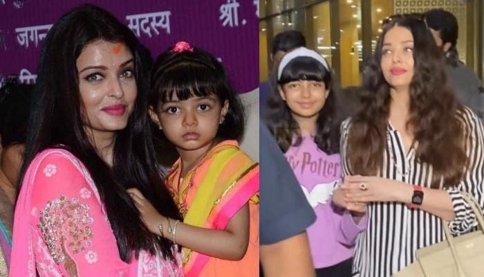 Aishwarya Rai Flaunts Chic Look As She Consciously Holds Aaradhya