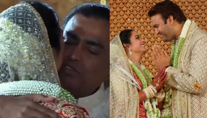 Mukesh Ambani Gets Teary-Eyed, Moments Before Taking Isha Ambani Towards Her Wedding