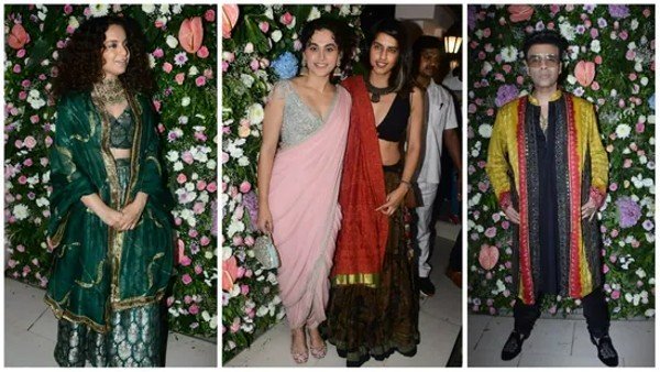 Ekta Kapoor’s Diwali Party: Kangana Ranaut, Taapsee Pannu, Karan Johar And More Grace The Celebrations