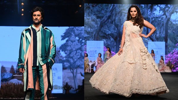 FDCI x Lakme Fashion Week 2022: Kunal Kapoor, Sania Mirza Make Heads Turn As They Walk The Ramp in Mumbai