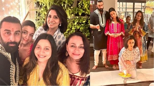 Alia Bhatt-Ranbir Kapoor's First Diwali Celebration After Marriage Is All About Family, See Pics