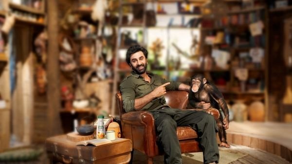 Ranbir Kapoor's New Viral Pic With Chimpanzee Leaves Fans Puzzled, See