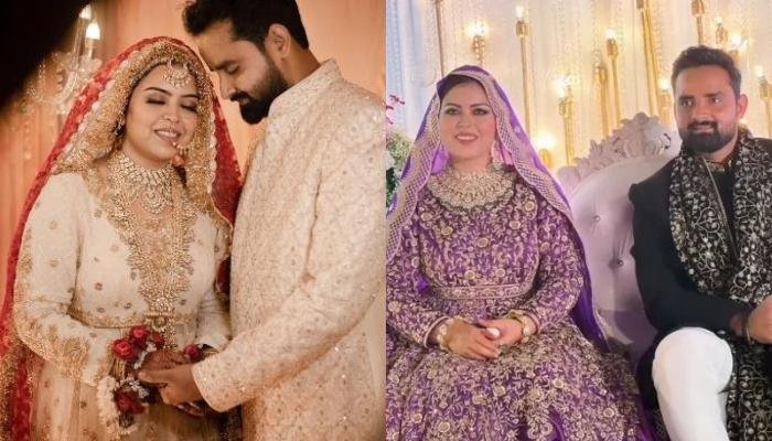 Glimpses From Saba Ibrahim And Sunny’s Dreamy Reception, She Stuns In A Purple Embellished Outfit