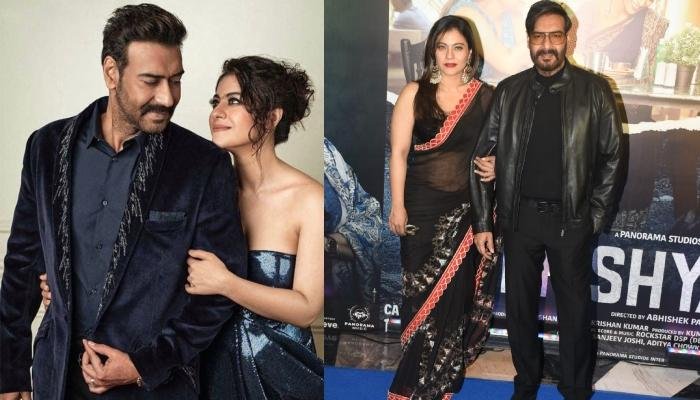 Ajay Devgn And Kajol Shell Out Couple Goals As They Twin In Black For