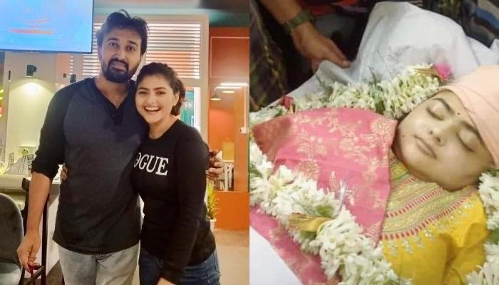 Aindrila Sharma’s BF, Sabyasachi Kisses Her Feet Before Performing Last Rites With Her Father