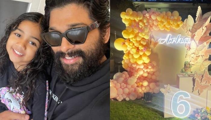 Allu Arjun Posts Inside Glimpses Of Daughter, Allu Arha’s Butterfly-Themed 6th Birthday Celebration