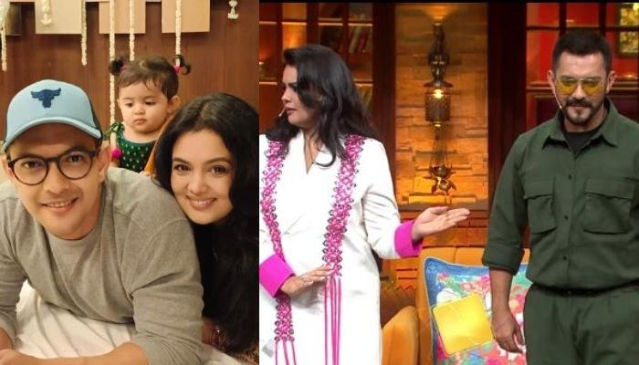 Aditya Narayan’s Wife, Shweta Agarwal Hilariously Says ‘Do Bachche Hai, Yeh Pehela’ Pointing At Him