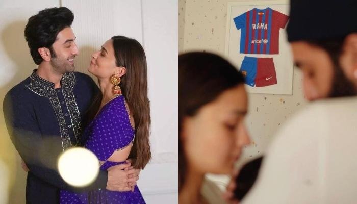 Alia Bhatt-Ranbir Kapoor Got Trolled For Using A Barcelona Jersey To Announce Their Daughter