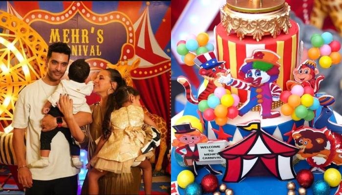 Neha Dhupia Got A Carnival Themed Cake Featuring Quirky Circus Decor For Daughter, Mehr