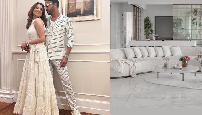 Ankita Lokhande Shares A Clear View Of Her All-White Living Room Which Features Modern ‘Jhoomar’