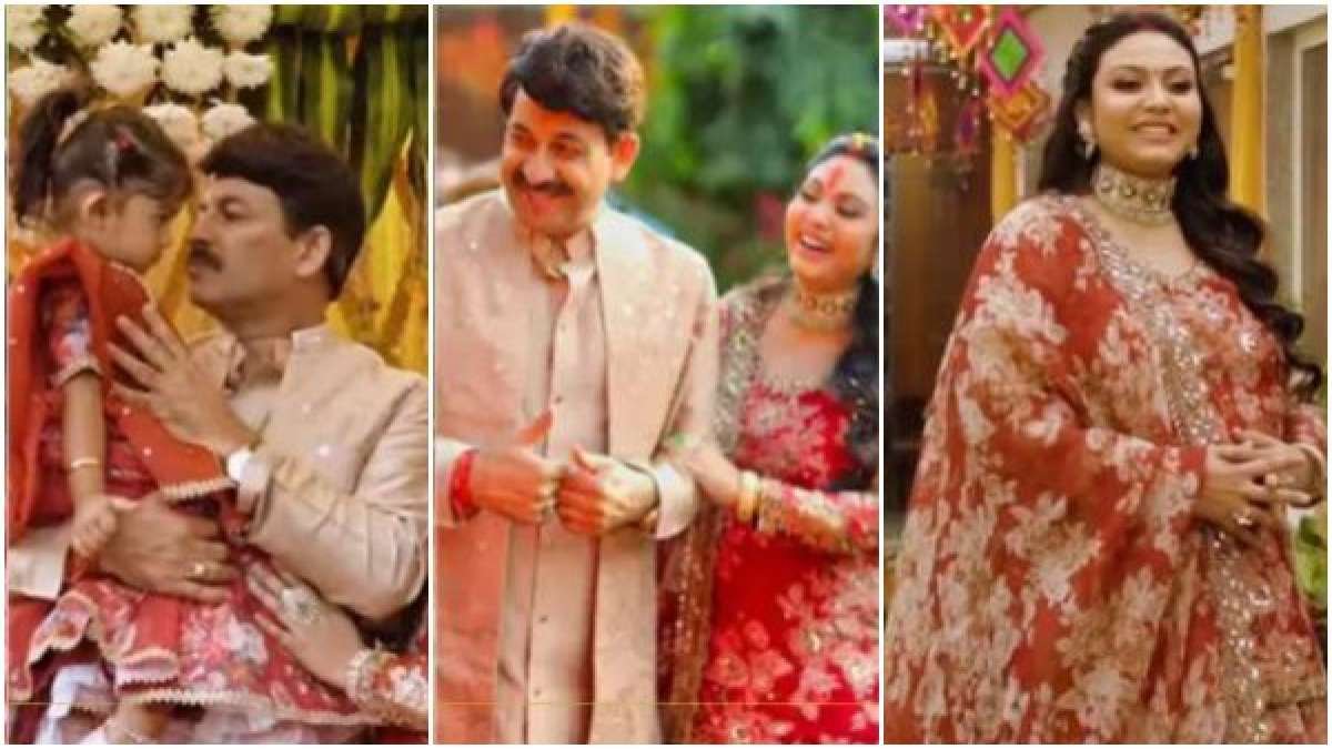 51-Yr-Old Bhojpuri Star Manoj Tiwari Set To Become A Father For The 3rd Time; Shares Wife’s God Bharai Video