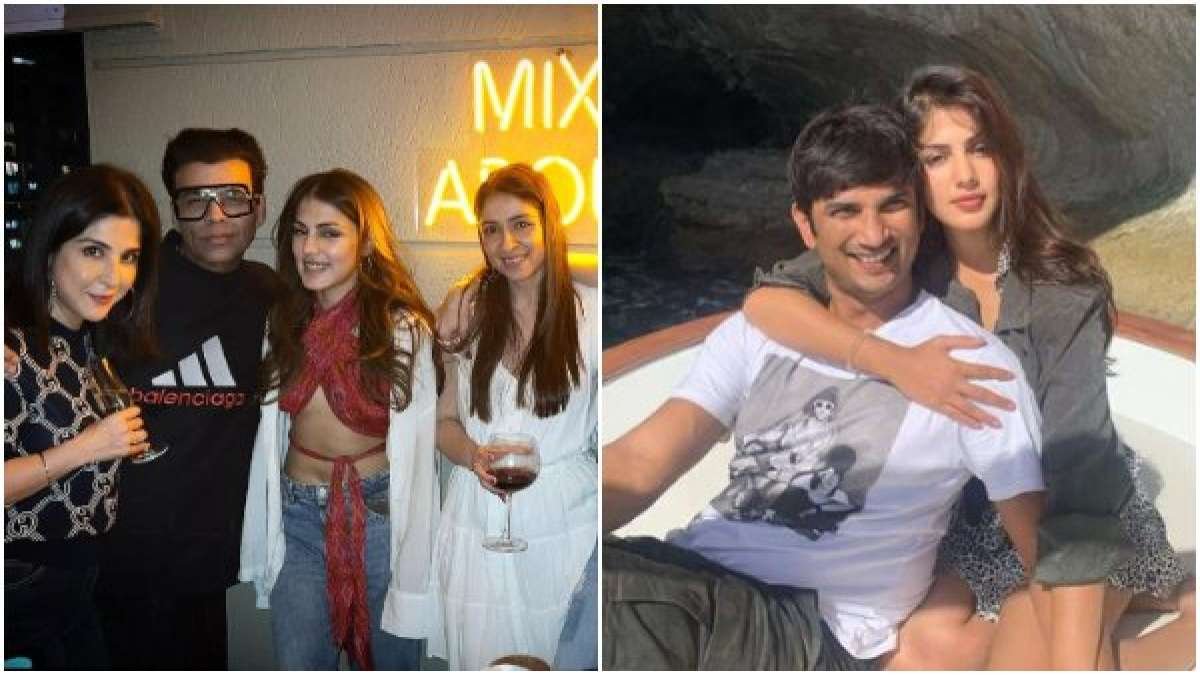 Rhea Chakraborty Parties With Karan Johar & Gang; Sushant Singh Rajput’s Fans Troll Her Mercilessly