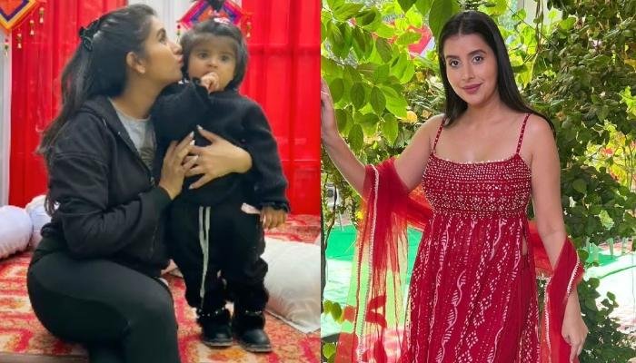 Charu Asopa Takes Ziana For Her Sister