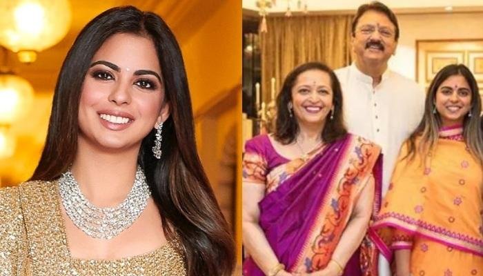 Rare And Unseen Picture Of Isha Ambani With Hubby, Anand And In-Laws Ajay And Swati Piramal