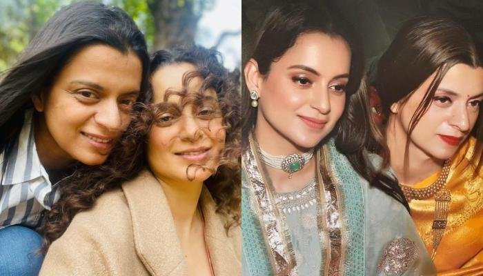 Kangana Ranaut Stole From Twin Sister Rangoli In Childhood, Drops Old Pic Of Her Wearing Mom