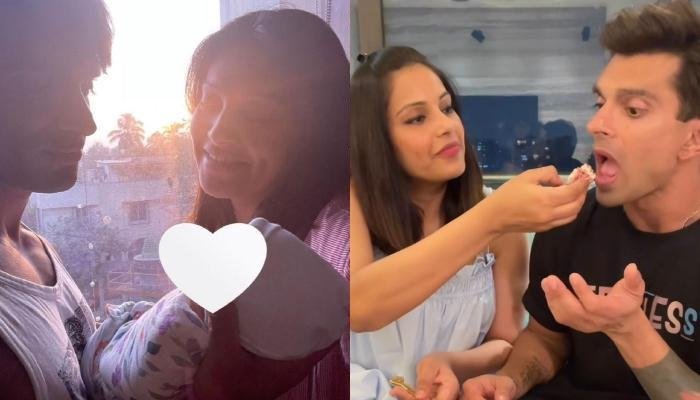 Bipasha Basu Feeds Cake To Hubby, Karan As Daughter, Devi Turns 1-Month-Old, Utters A Prayer For Her