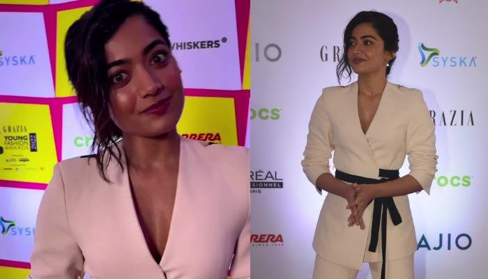 Rashmika Mandanna Gets Mercilessly Trolled For Her Outfit And Interaction At The Red-Carpet Event