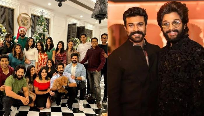 Ram Charan, Allu Arjun And Other Mega Stars Of Tollywood Come Together For A Christmas Party