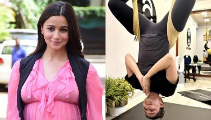 Alia Bhatt Performs Aerial Yoga After 1.5 Months Of Raha