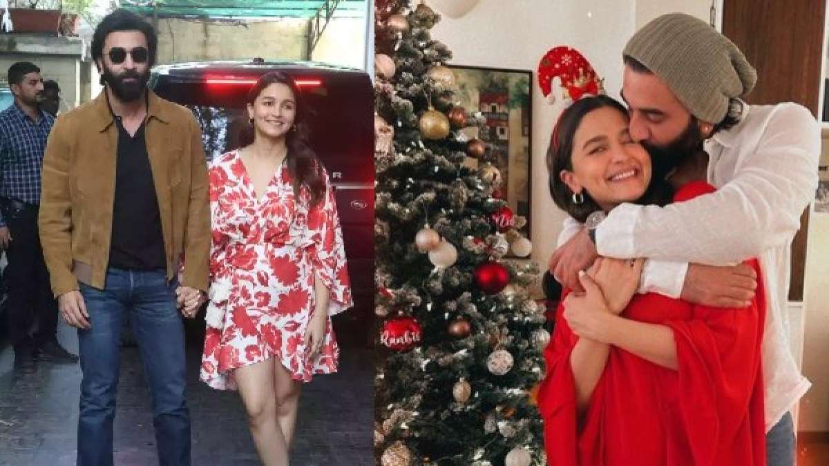 Alia Bhatt & Ranbir Kapoor Get Mushy During Christmas Celebrations With Family; Fans Wonder ‘Where Is Raha?’