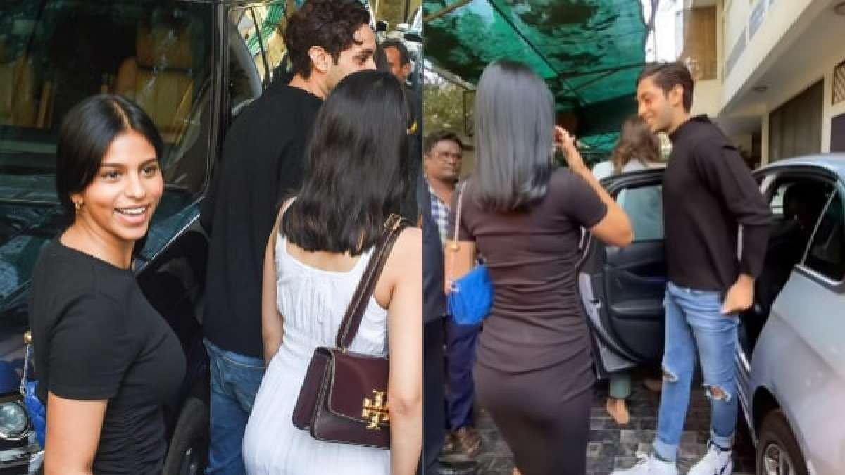 SRK's Daughter Suhana Khan Twins In Black With The Archies Co-Star Agastya Nanda. Fans Ask 'Are They Dating?'