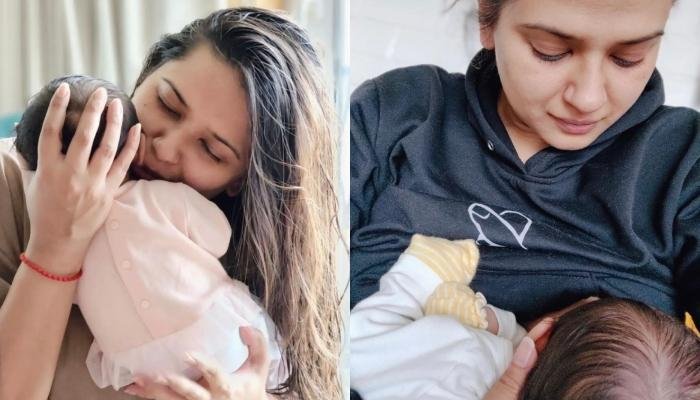 Kratika Sengar’s 8-Month-Old Daughter, Devika Gets Her Ear Piercing Done, Cutely Flaunts A Gold Stud