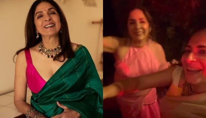 Neena Gupta Dons A Halter-Neck Blouse And Minimal Lehenga At A Wedding, Dances To