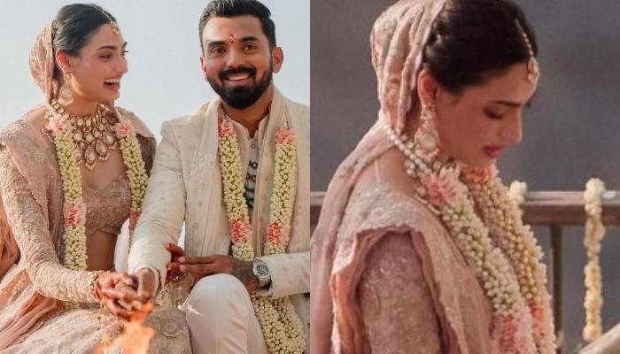 Athiya Shetty And KL Rahul Tied The Knot, Bride Stuns In A Peach-Hued