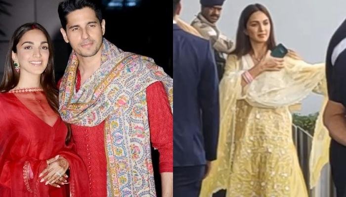 New Bride Kiara Advani Dons A Yellow ‘Chikankari’ Suit As She And Sidharth Malhotra Leave Delhi Home