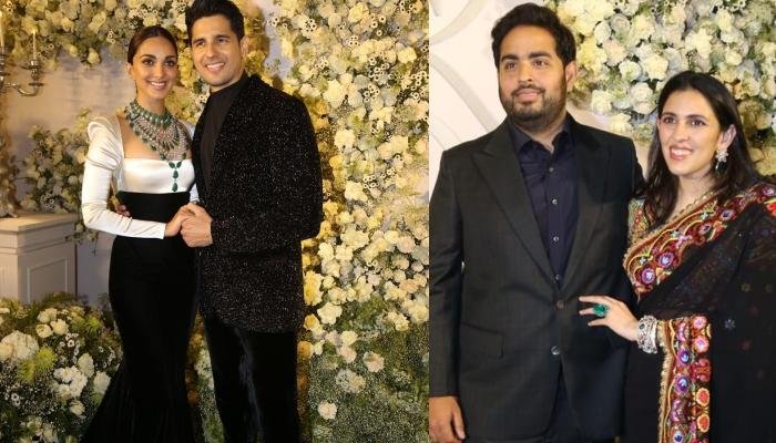 Sidharth-Kiara’s Mumbai Reception: Akash Ambani’s Wife, Shloka Stuns In A Saree With A Huge Ring