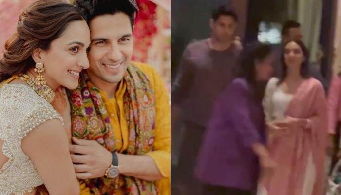 New Bride, Kiara Advani Looks Pretty In Unseen Video From Delhi Reception, Hubby Sidharth Guides Her