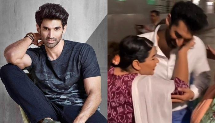 Aditya Roy Kapur Keeps Calm As A Female Fan Grabs Him For A Forced Kiss, Netizens Call It Harassment