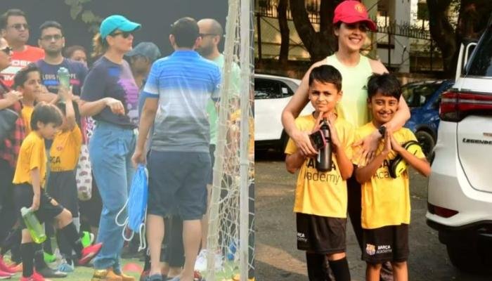 Kareena Kapoor Gets Spotted Cheering For Son, Taimur, Genelia Deshmukh Happily Poses With Her Boys