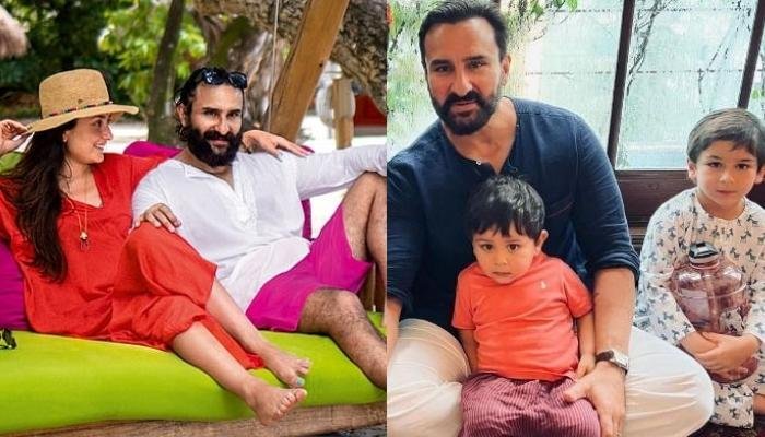 Saif Ali Khan And His Sons, Taimur And Jeh