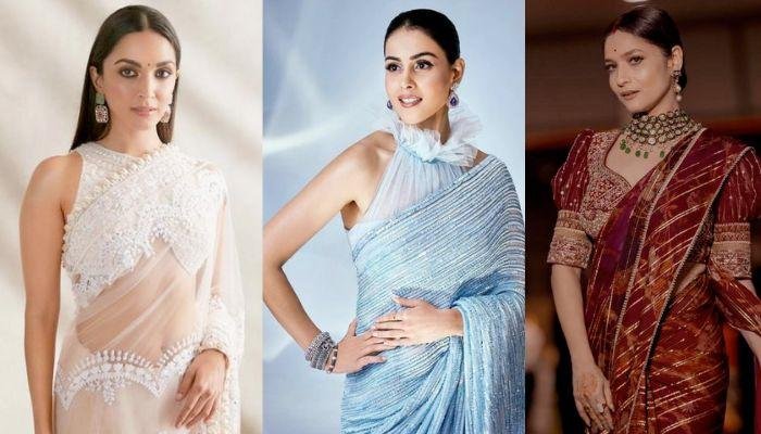 20 Divas Who Flaunted Uniquely Styled Blouses, From Infinity Blouse To Scrunched Halter Neck Blouse